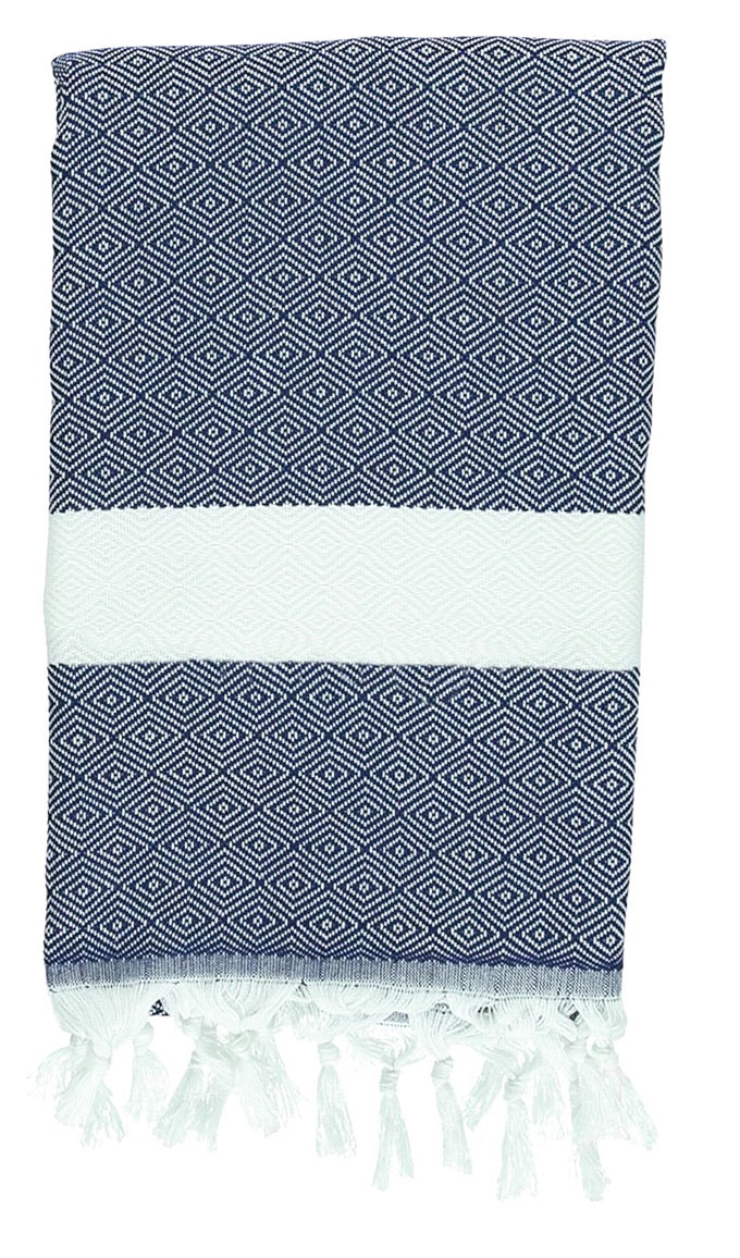 Charleston Stripe Turkish Cotton Beach Towel