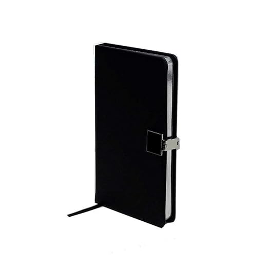 Addison Ross Notebook A6 Black & Silver