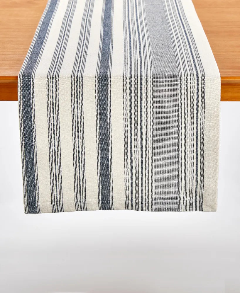 Blue Hammond Stripe Table Runner