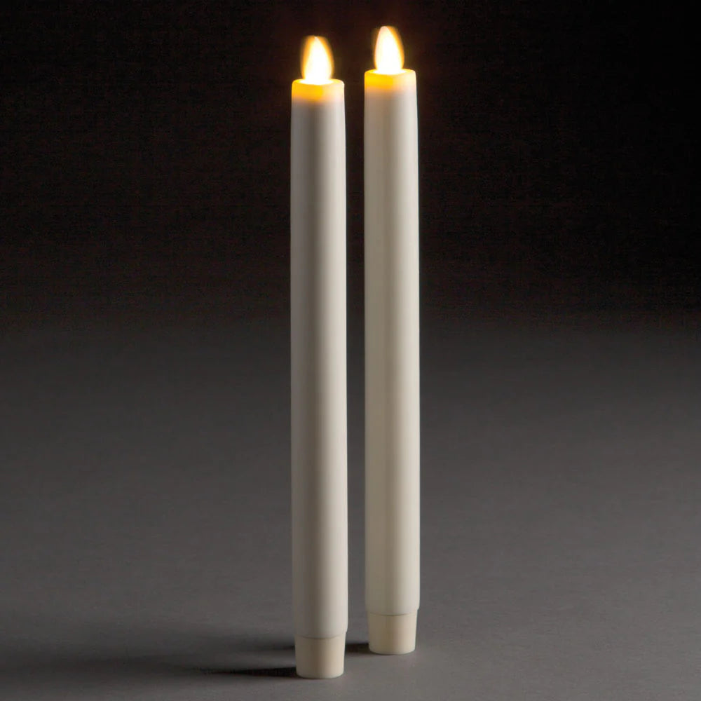 Lightli Moving Flame Indoor Tapers 10.5" Set of 2