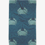 Geometry - Blue Crab Tea Towel