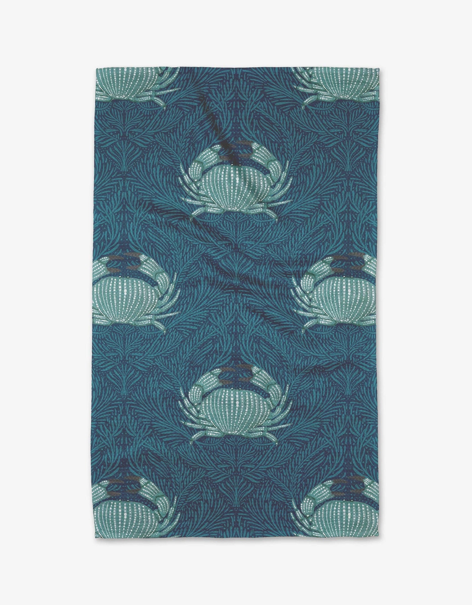 Geometry - Blue Crab Tea Towel