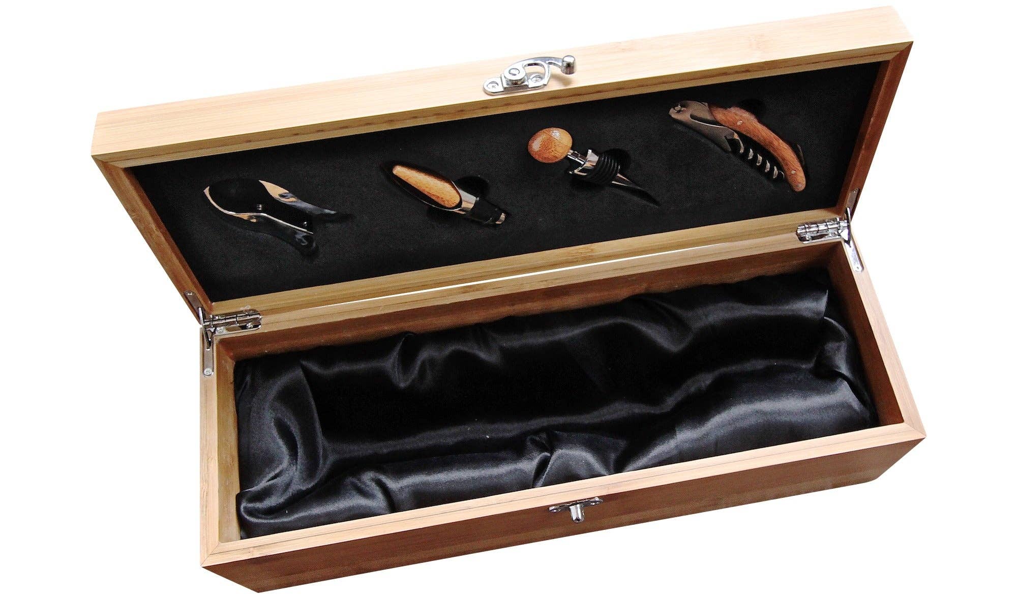 Case Elegance - Bamboo Wine Gift Box Set & Accessories
