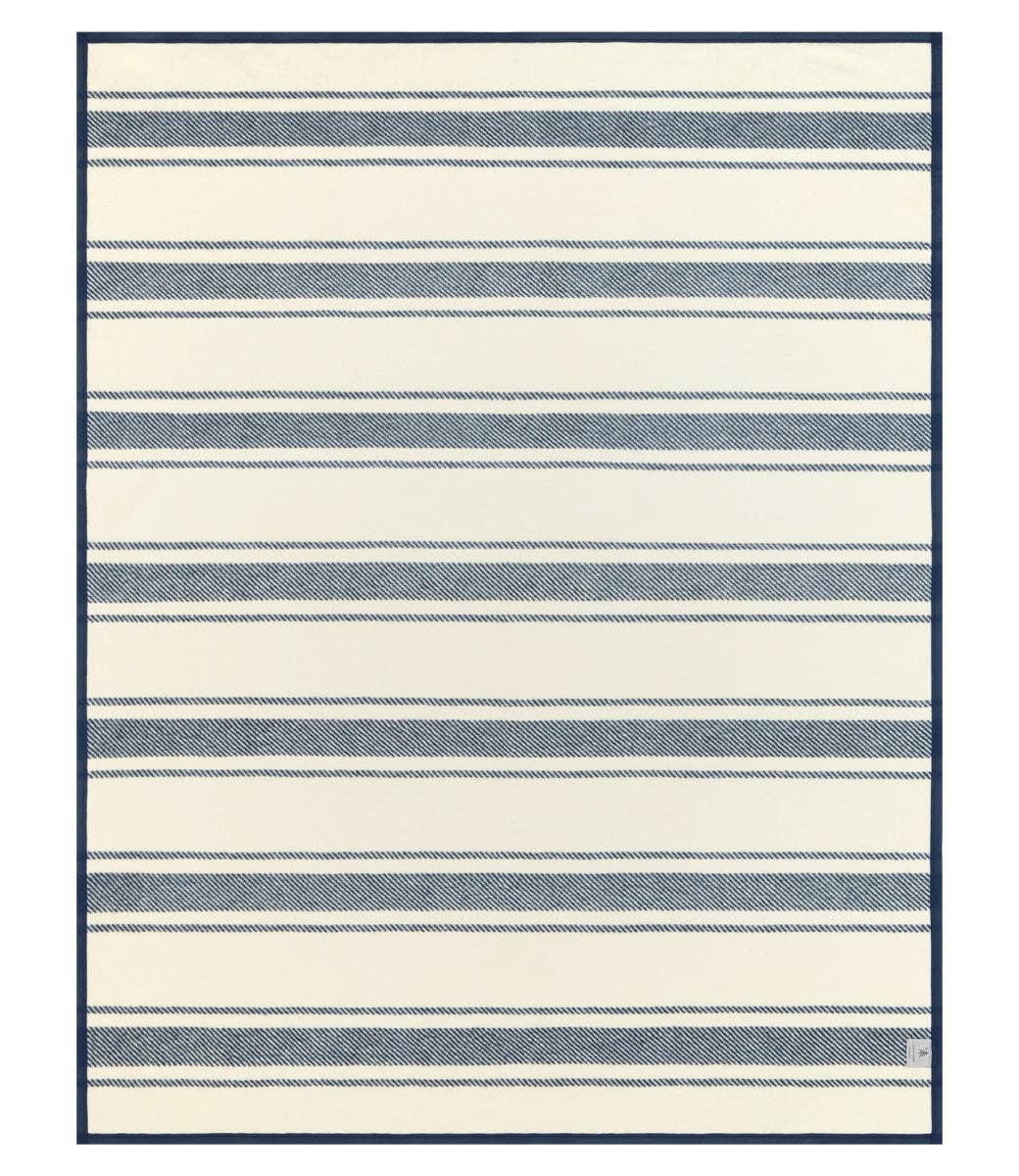 ChappyWrap - Dockside Stripe Navy Blanket