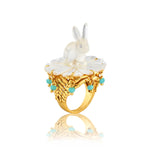 Capucine De Wulf Villandry Bunny Ring - Multi