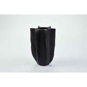 Black Ceramic Vase -Large