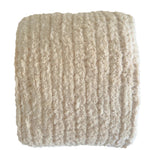 Oversized Plush Chenille Sweater Throw