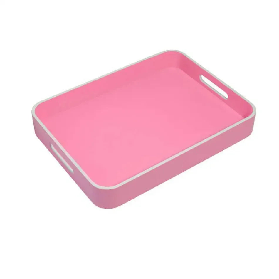 Lacquer Tray Pink Medium