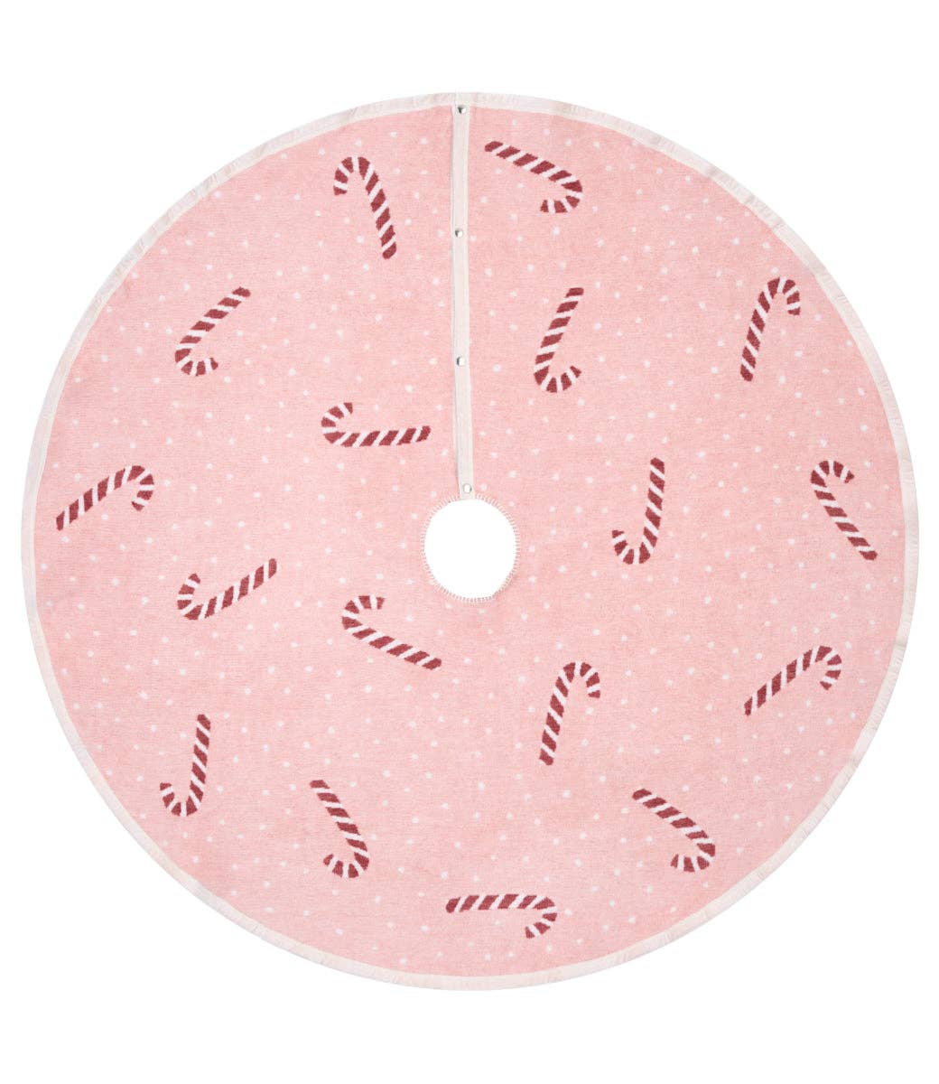 ChappyWrap - Candy Canes Christmas Tree Skirt