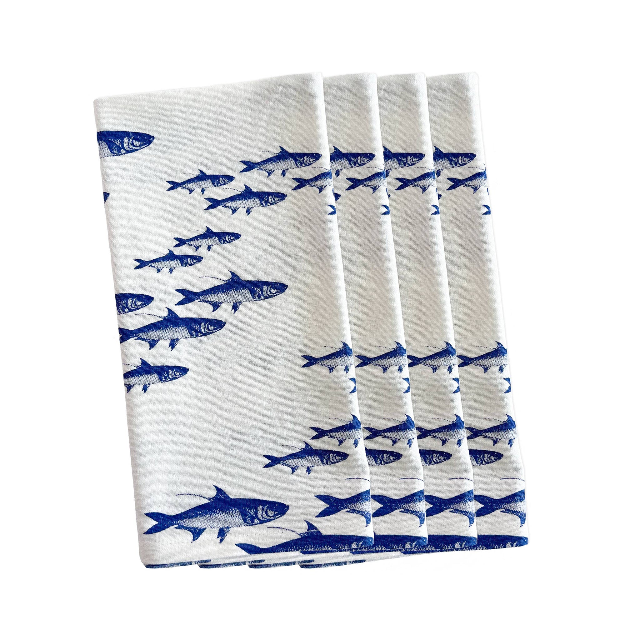 Caskata - School of Fish Dinner Napkins, Set of 4