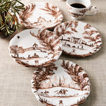 Juliska Country Estate Harvest Party Plate Assorted Set/4