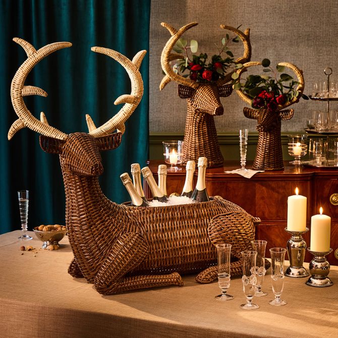 Juliska Devon Willow Stag Party Bucket