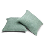 ChappyWrap - Bayside Herringbone Evergreen Throw Pillow