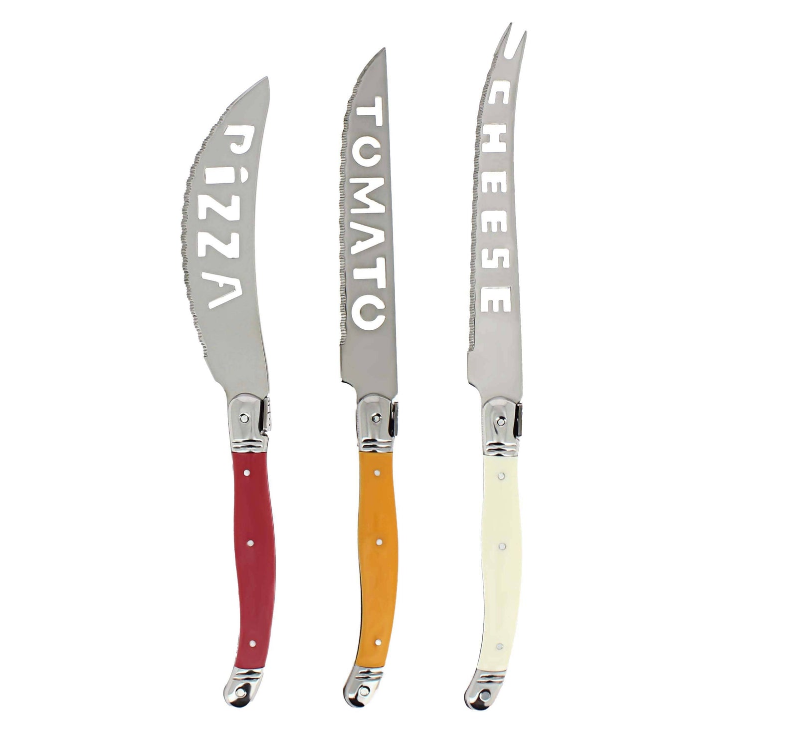 French Home - 3 Piece Laguiole Pizza & Cheese Knife Set