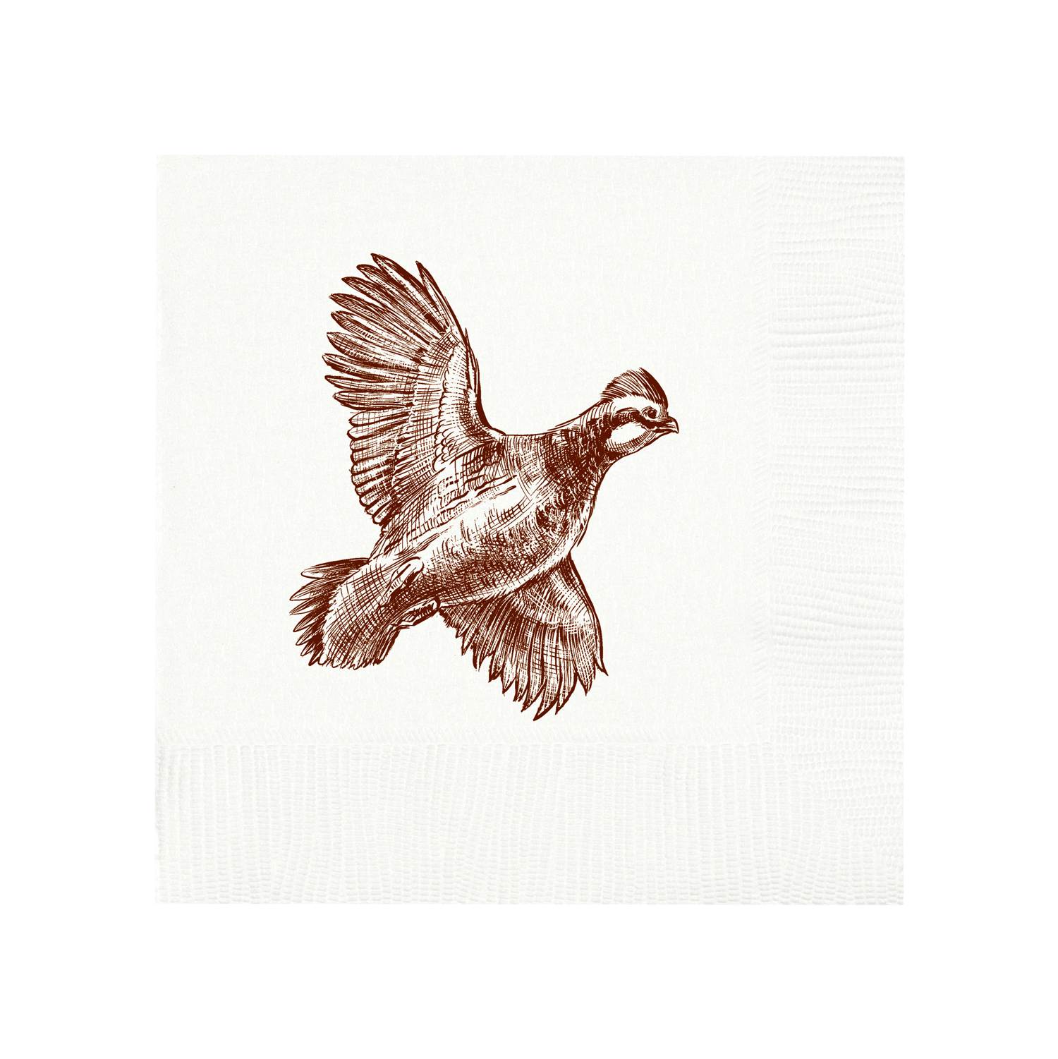 Alexa Pulitzer - Quail White Beverage Napkins