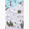 Geometry - Winter Skiing Trip Tea Towel