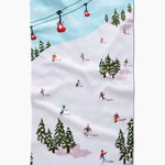 Geometry - Winter Skiing Trip Tea Towel