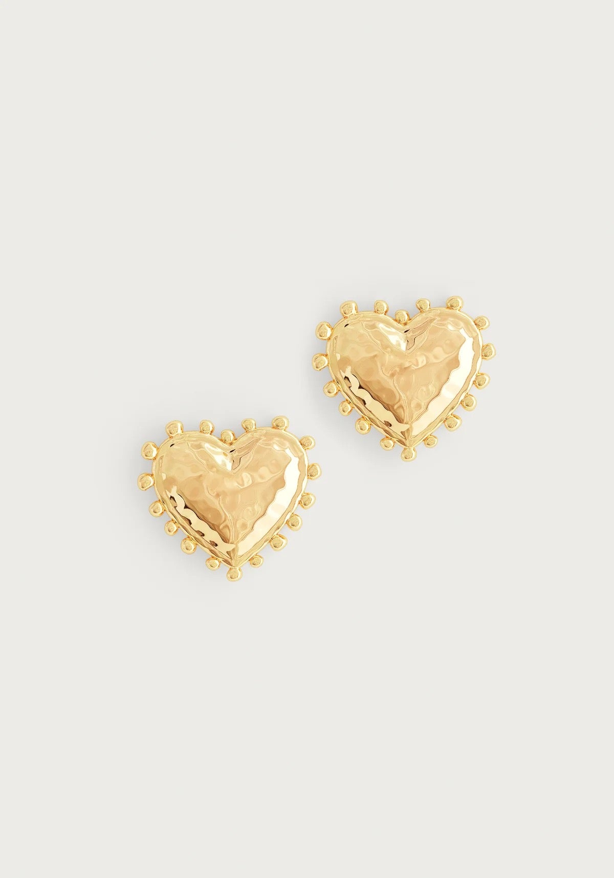 Anabel Aram Heart Stud Earrings