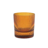 The Scout Lowball Glass - Amber, Set of 2