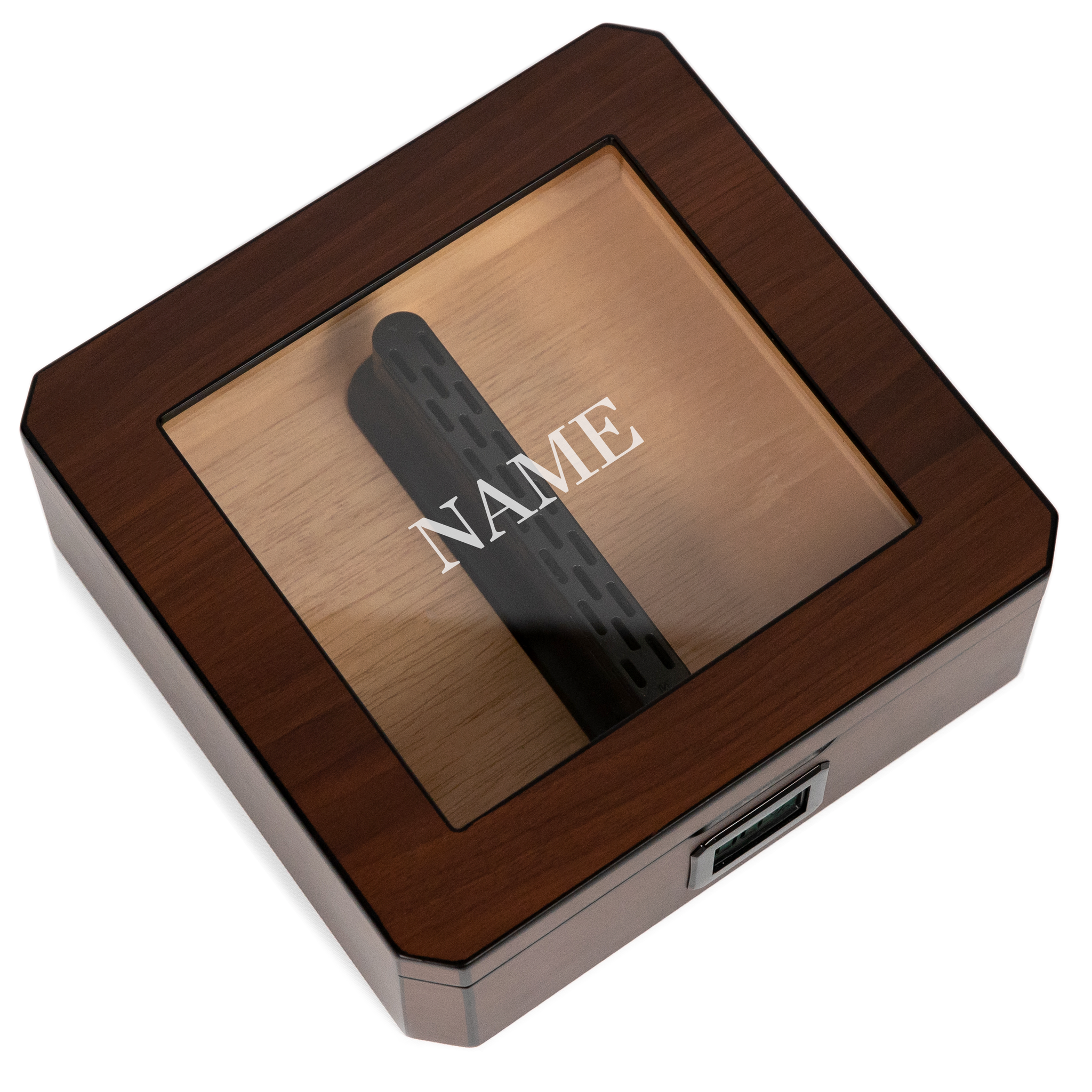 Case Elegance - MAG Humidor - Walnut Finish