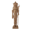 Resin Faux Woodgrain Nutcracker, 2 Sizes