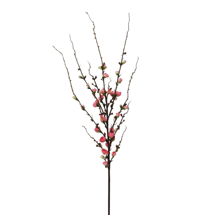 Winward Floral Blossom Peach Branch 37"