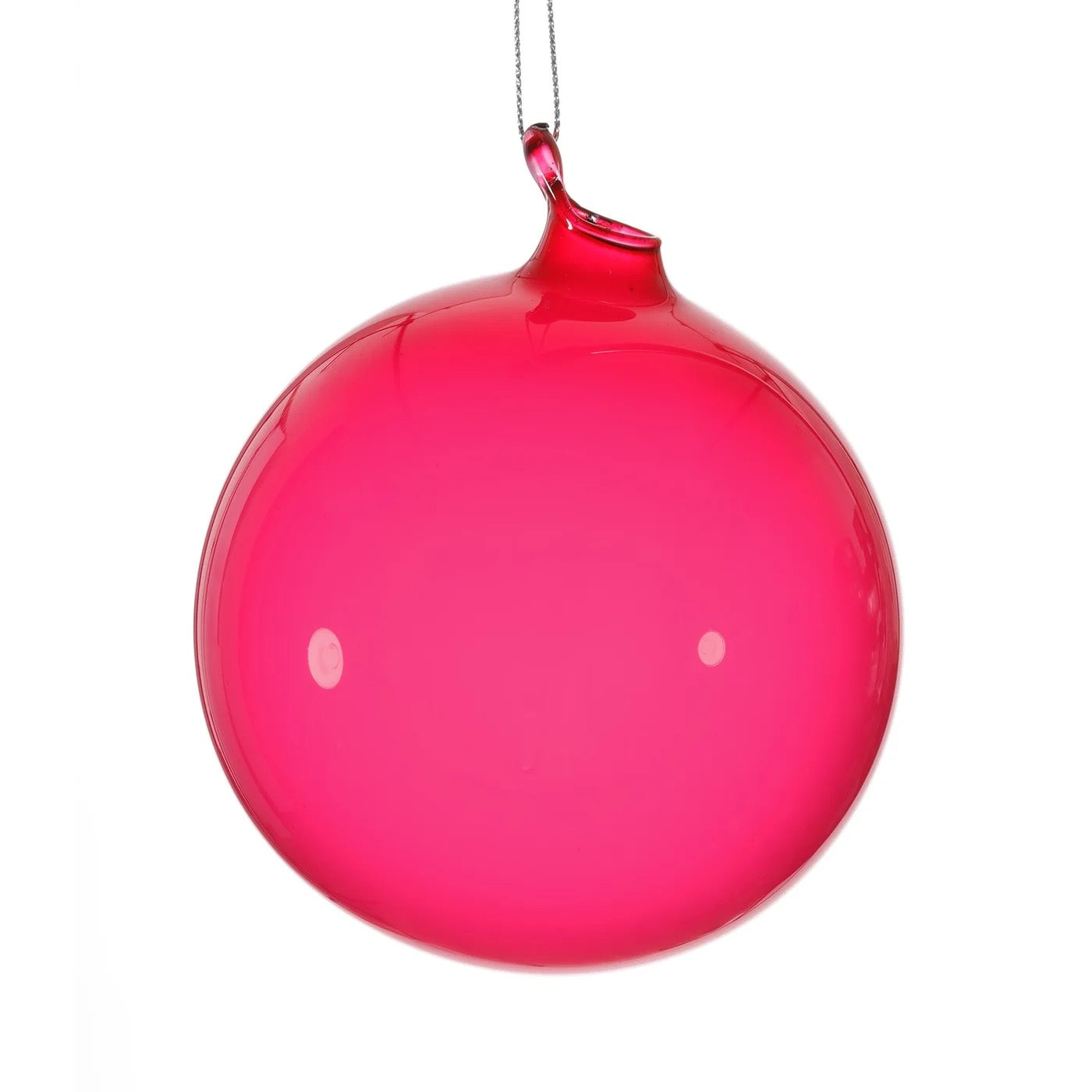 Winward Bubblegum Glass Ball Ornament 100MM