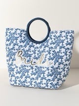 Fiorentina, "Bride" Tote, Blue