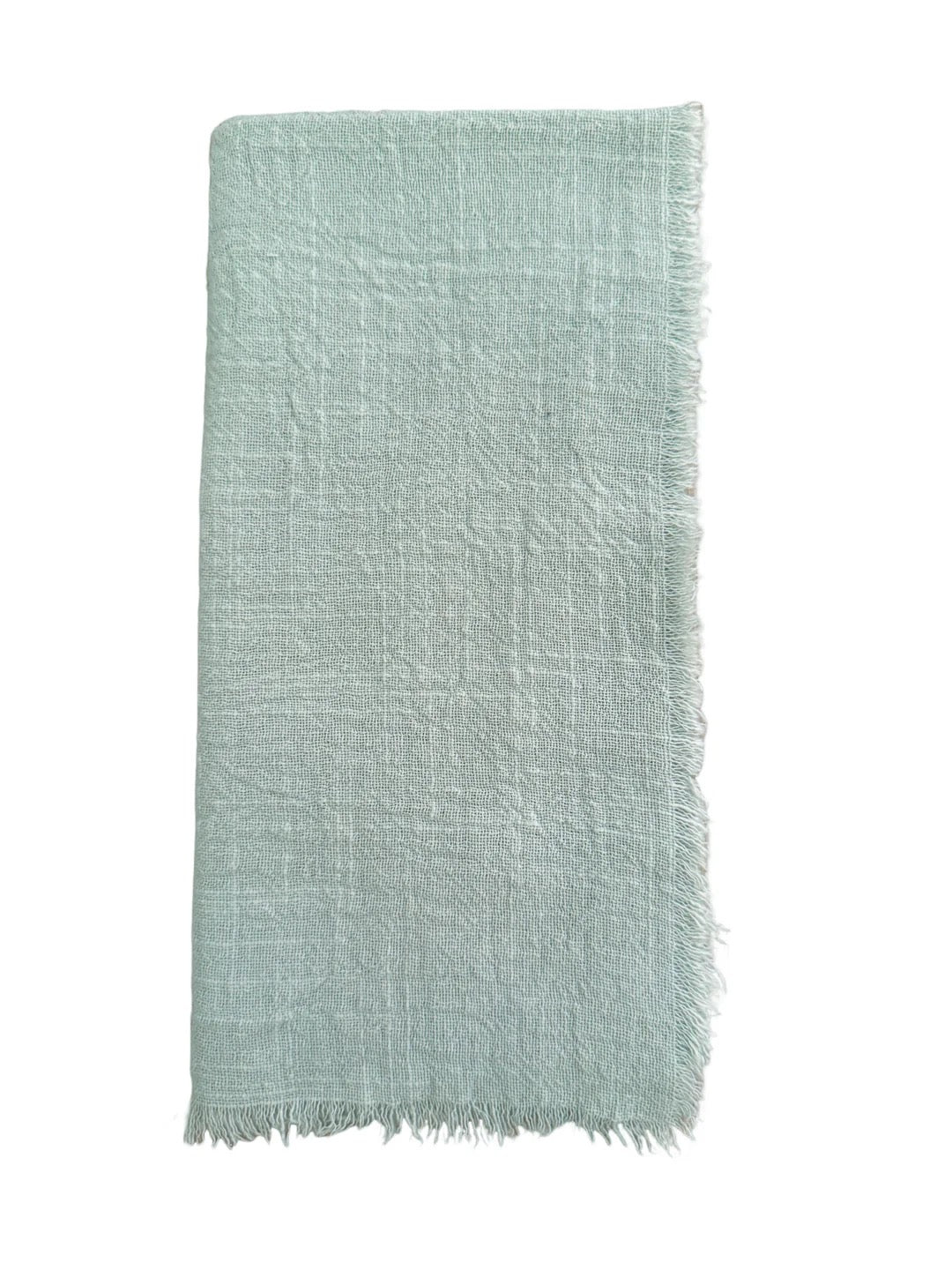 Cotton Gauze Fringe Napkins - Set of 4
