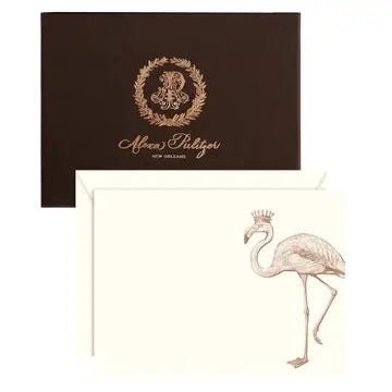 Alexa Pulitzer - Royal Flamingo Engraved Boxed Notes