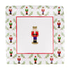 Caspari Little Nutcracker Sq Dinner Plates - 8 Per Package