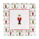 Caspari Little Nutcracker Sq Dinner Plates - 8 Per Package