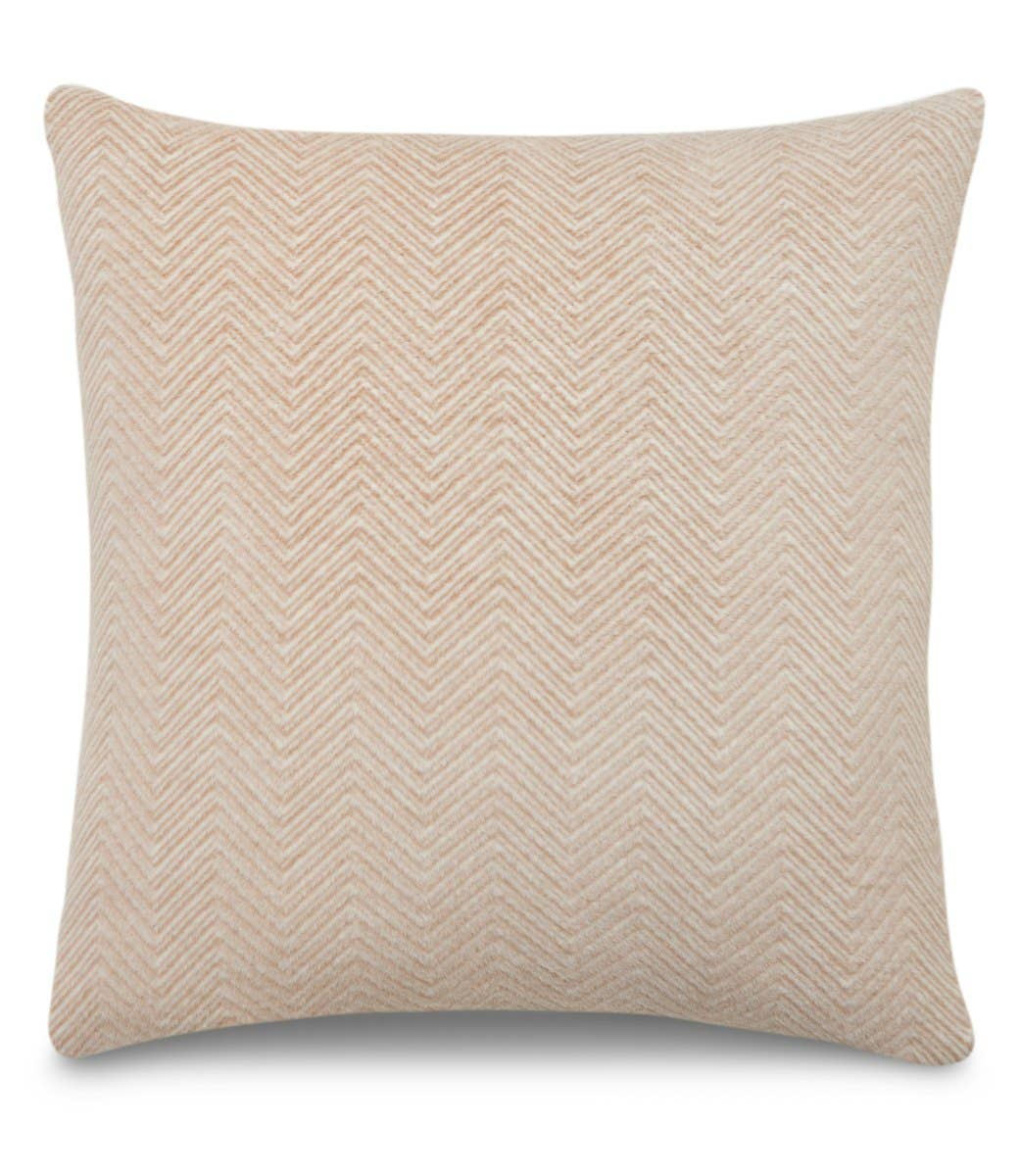 ChappyWrap - Bayside Herringbone Throw Pillow - Tan