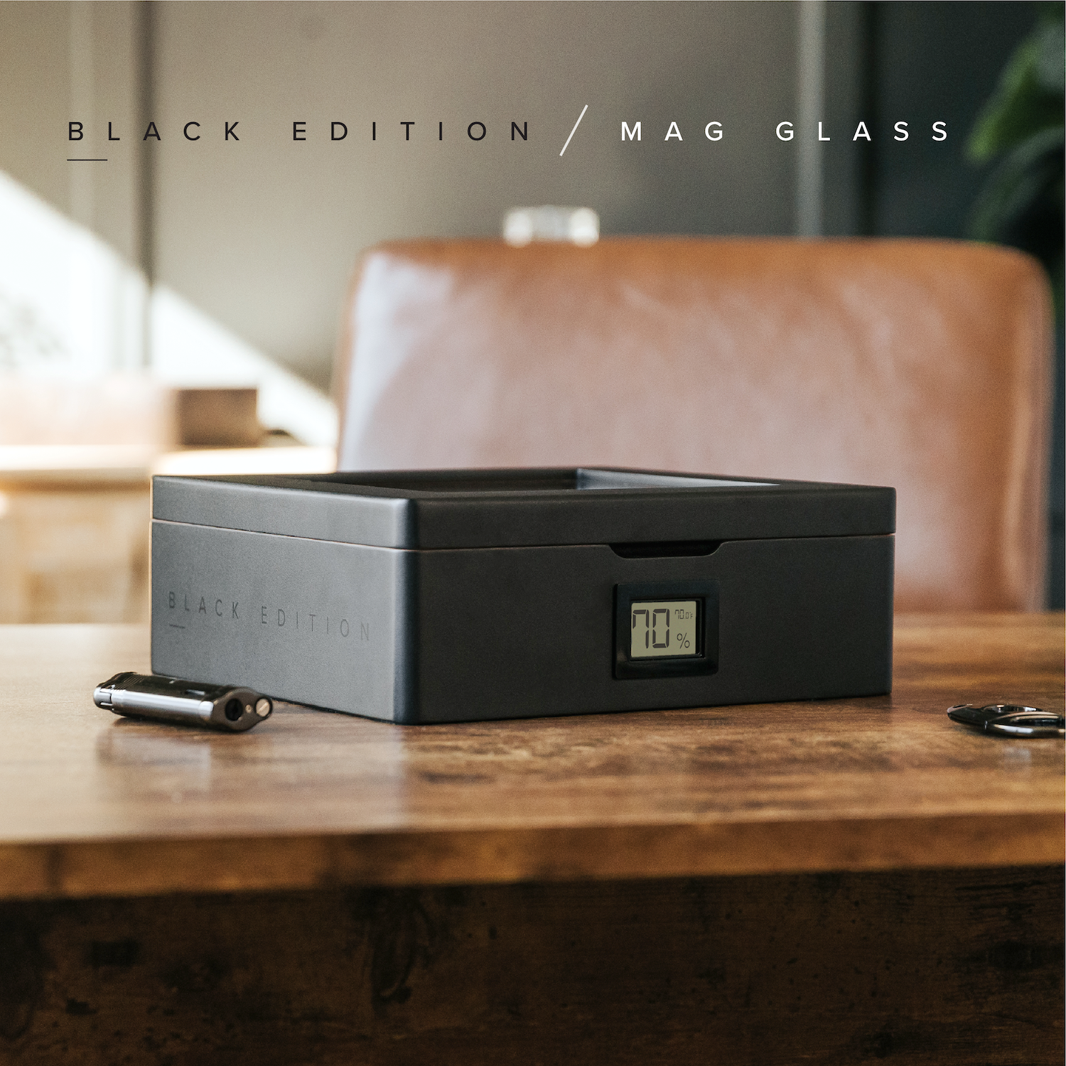 Case Elegance - MAG Humidor - Matte Black