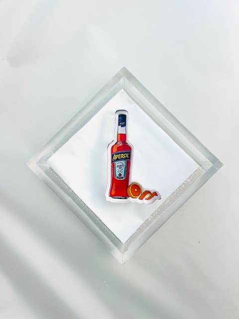 Maven Home - Acrylic Napkin Weight - Orange Cocktail