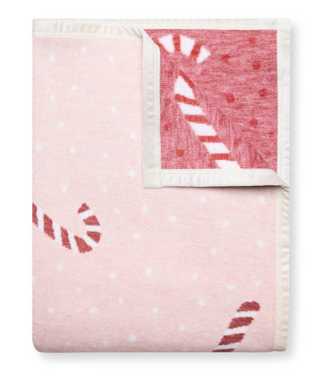 ChappyWrap - Candy Canes Blanket