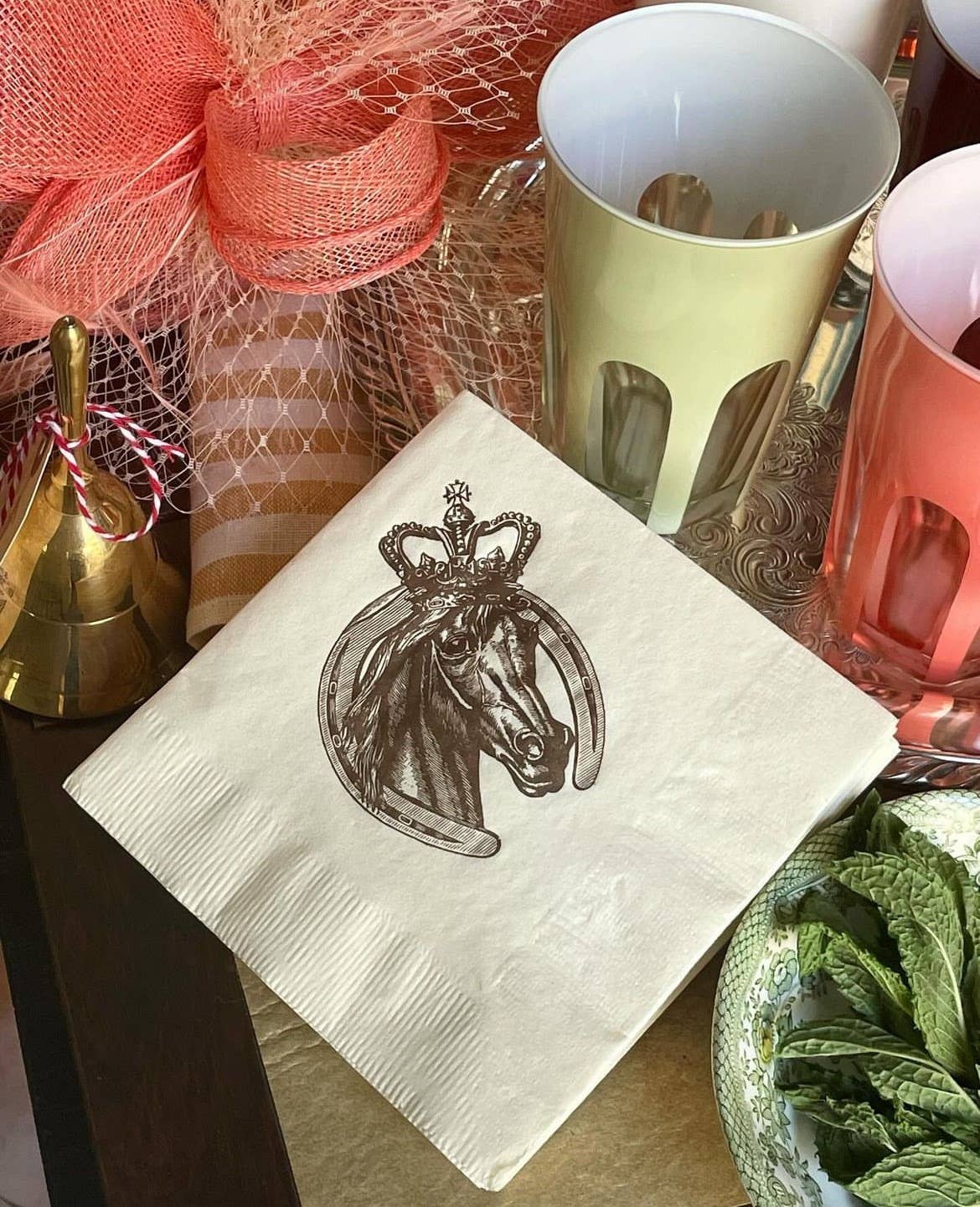 Alexa Pulitzer - Royal Horse Beverage Napkins