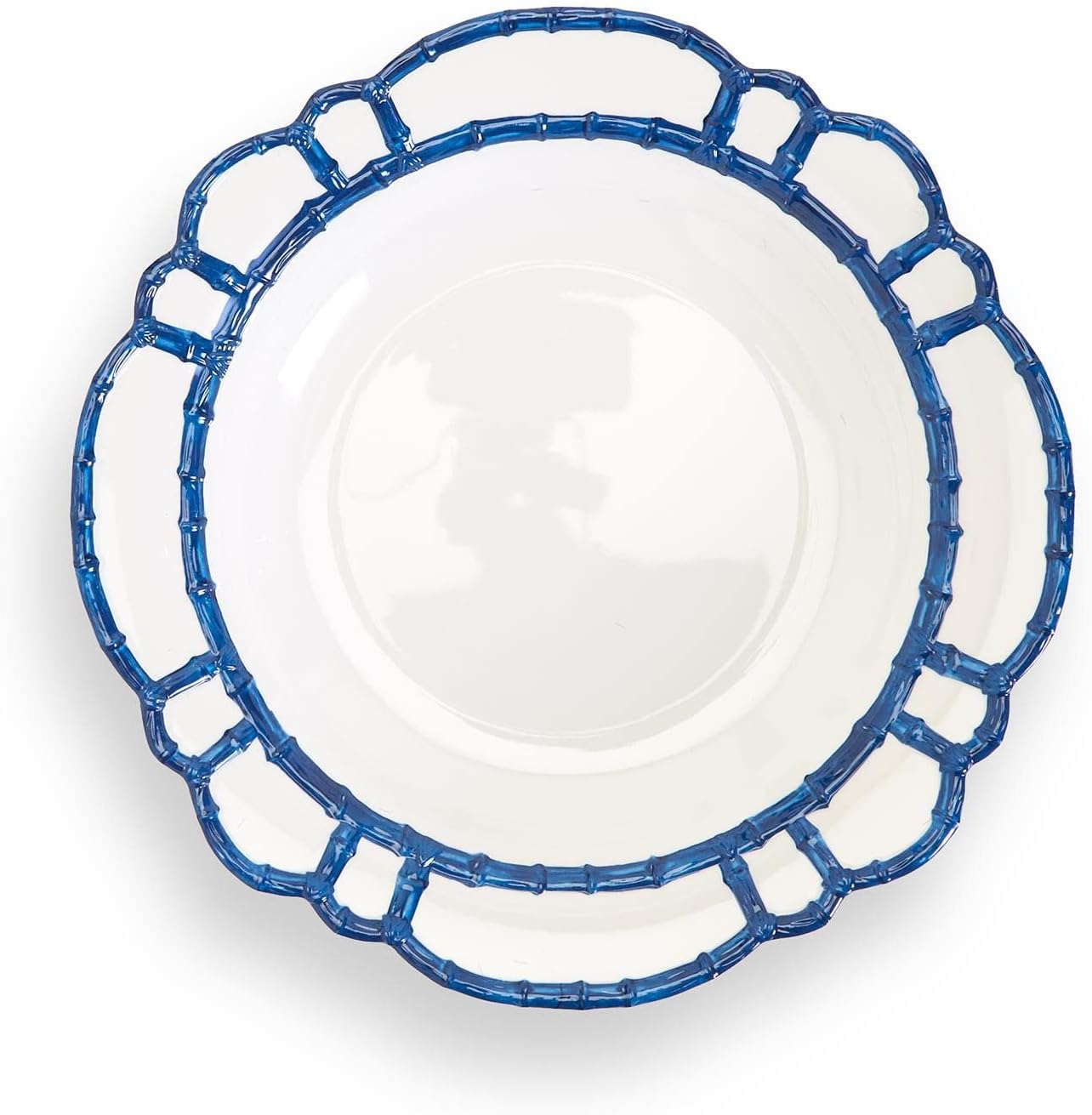 Blue and White Bamboo Touch Bowl