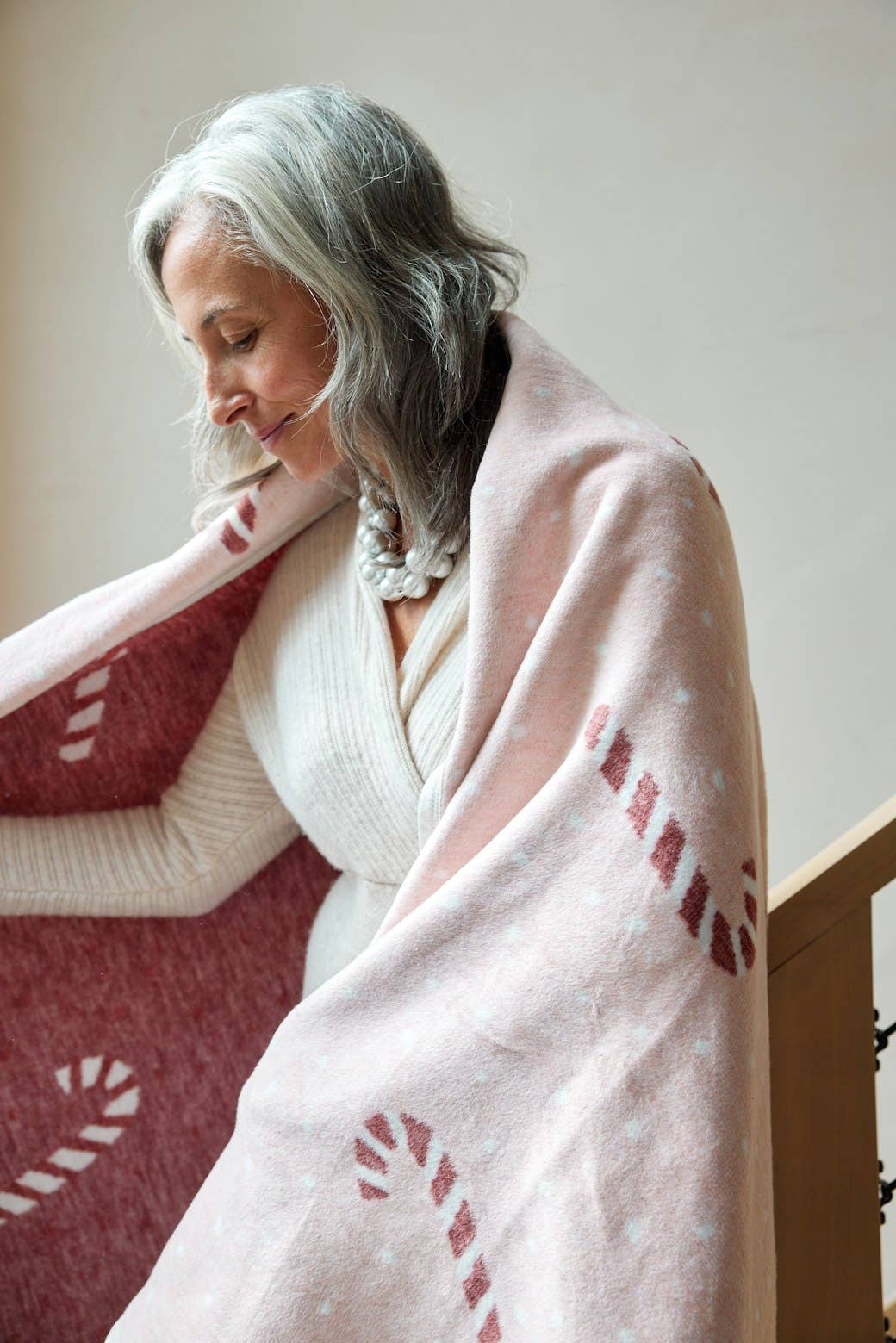 ChappyWrap - Candy Canes Blanket