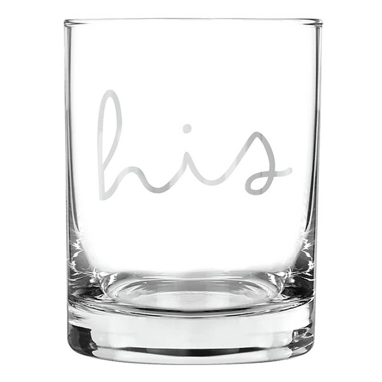 DOF + Stemless Wine Glassware Set - His/Hers