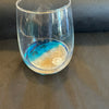 Stemless Wine Glass w/ Custom Resin (2 Designs)