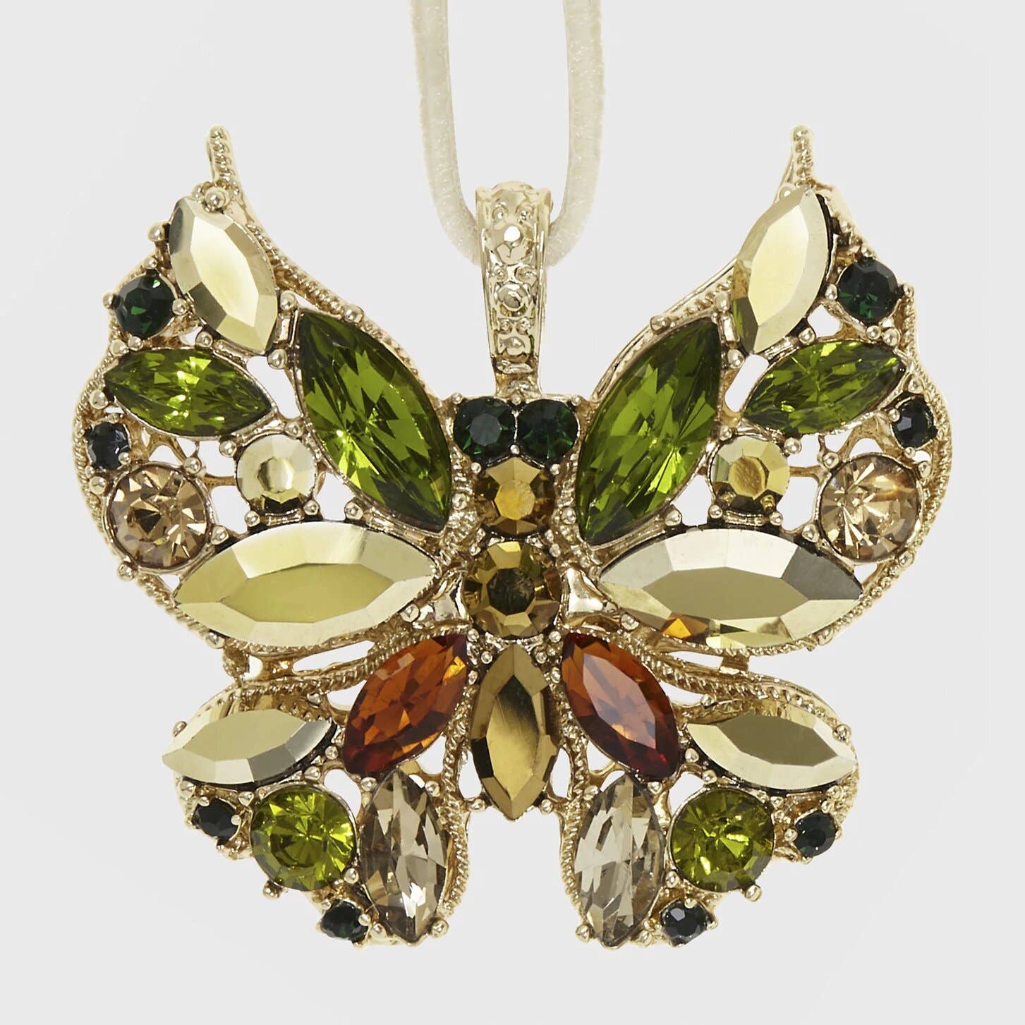 Joanna Buchanan - Neutral Butterfly Hanging Ornament