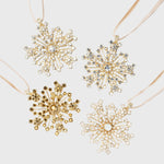 Joanna Buchanan - Sparkle snowflake hanging ornament boxed set