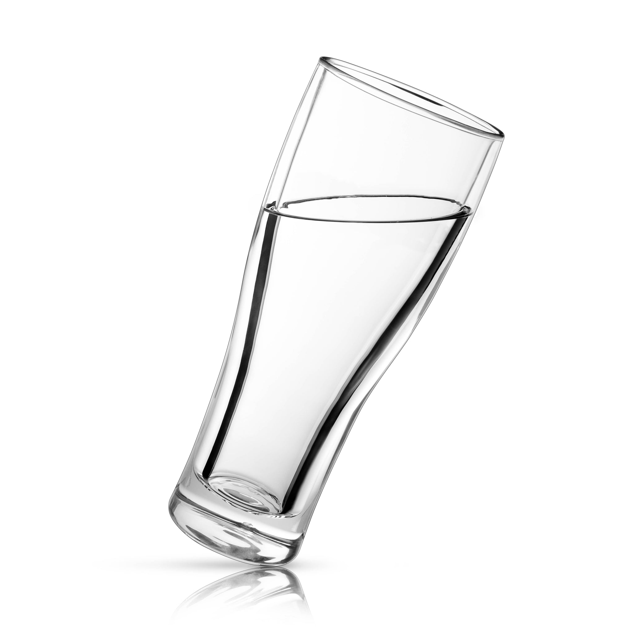 Viski - Glacier™ Double Walled Chilling Beer Glass w/ Cooling Gel