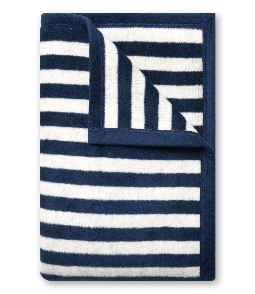 ChappyWrap - Sideline Stripe Navy Midi Blanket