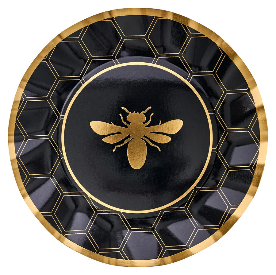 Honeybee Dinner Plates - Disposable