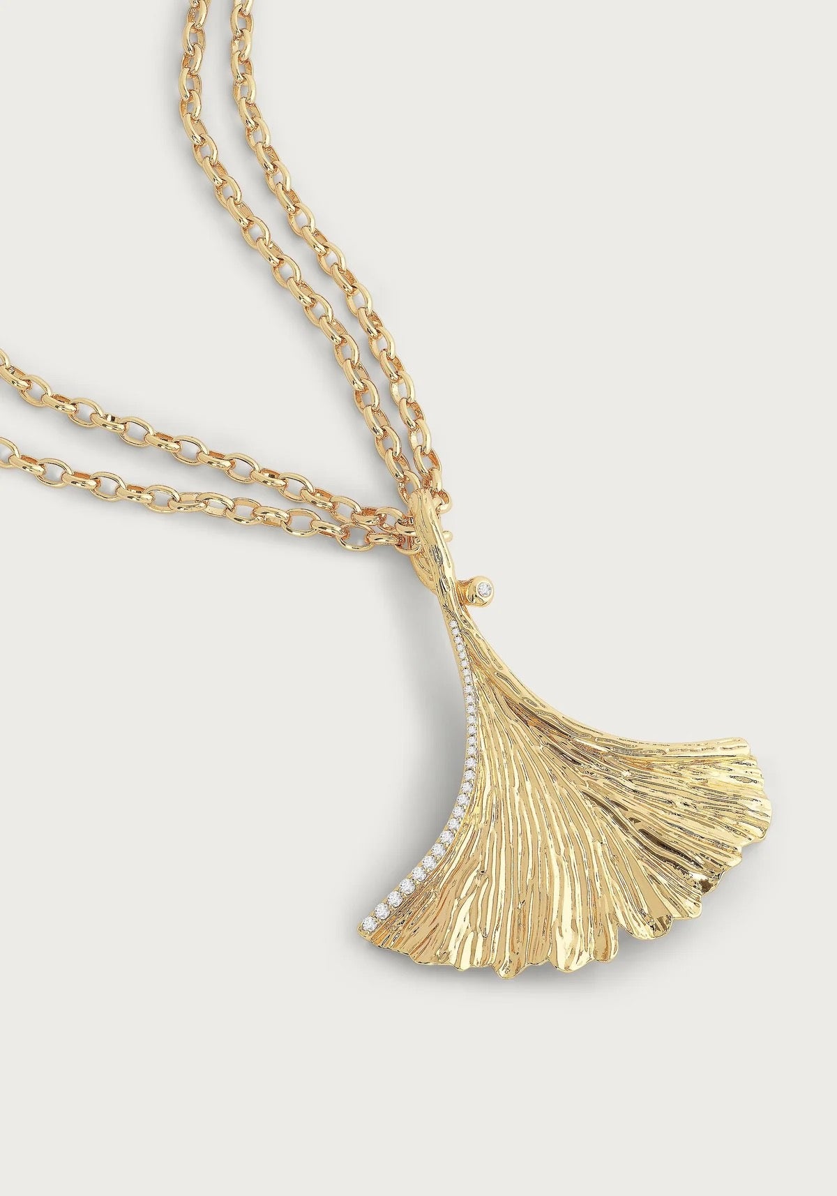 Anabel Aram Ginkgo Pendant Necklace