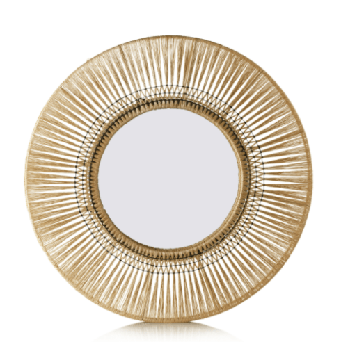 Mnemba Interlaced Wall Mirror Natural - 23.5"