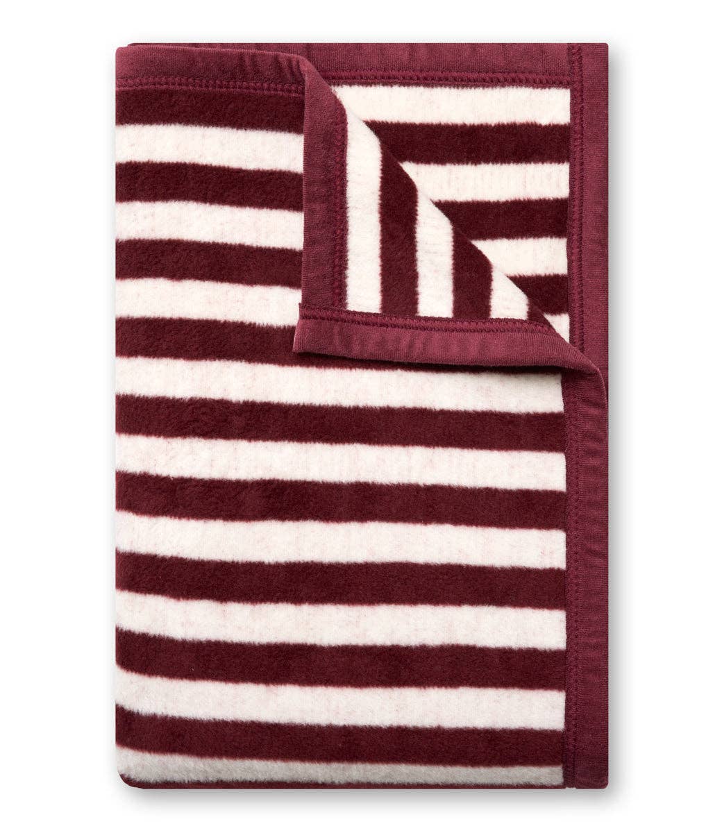 ChappyWrap - Sideline Stripe Maroon Midi Blanket