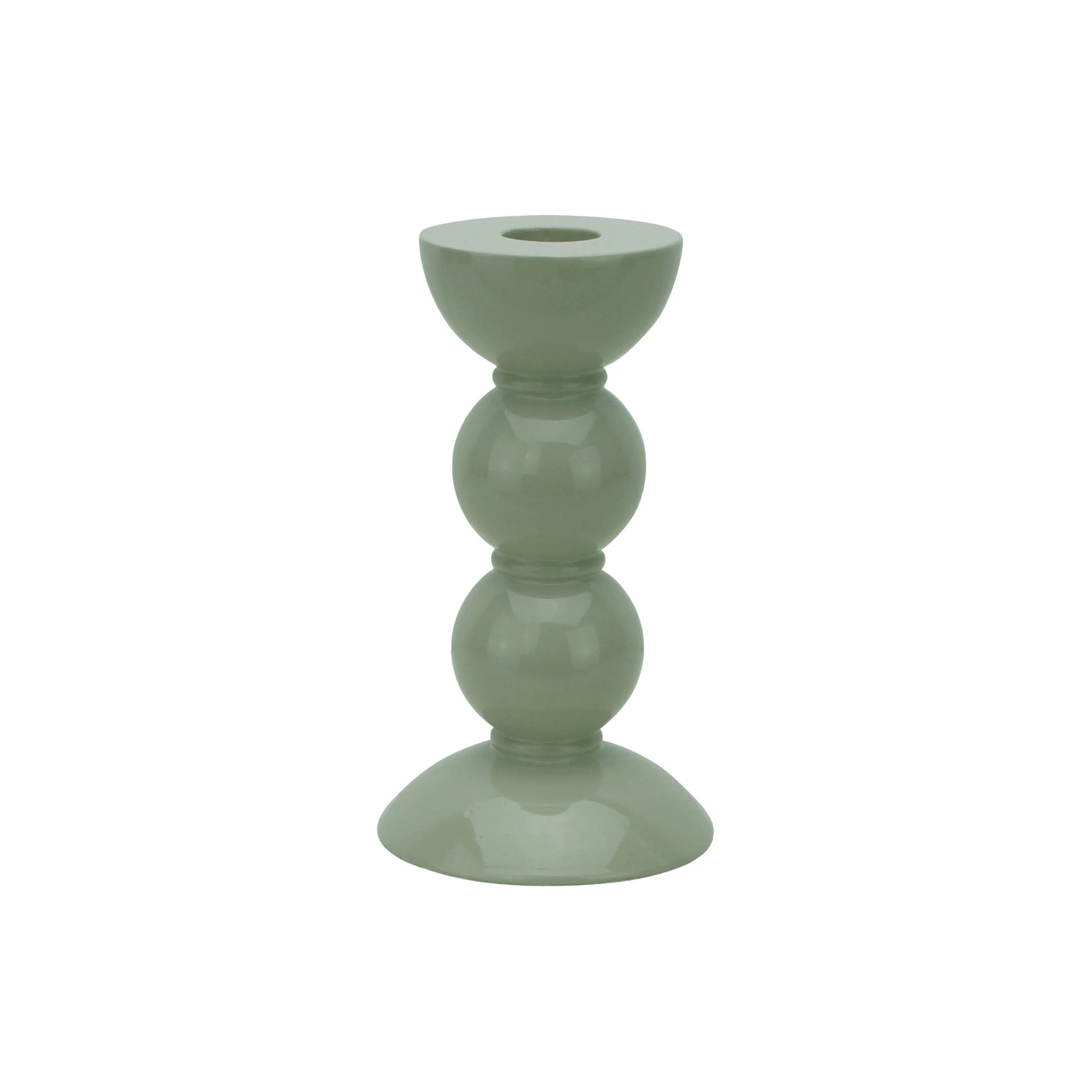 Addison Ross Bobbin Sage Candle Stick 14 cm